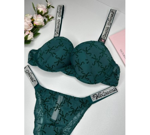 Комплект Victoria's Secret  18870 зеленый kk059