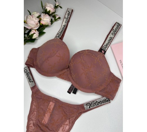 Комплект Victoria's Secret  18870 бежевый kk060