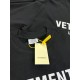 Футболка черная  Vetements Logo f651