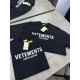 Футболка черная  Vetements Logo f651