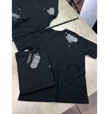 Футболка Chrome Hearts Logo Black f658