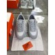 Кроссовки серые Hermes Bouncing Gray ob392