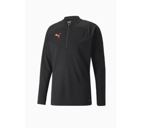 Кофта чоловіча Puma individualFinal 1/4 Zip Trai Black-Neon Citrus (657950-45)