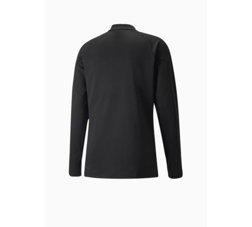 Кофта чоловіча Puma individualFinal 1/4 Zip Trai Black-Neon Citrus (657950-45)