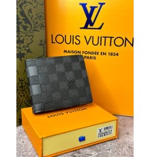 Мужской кожаный кошелек Louis Vuitton Multiple Damier Infini  k028