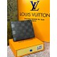 Мужской кожаный кошелек Louis Vuitton Multiple Damier Infini  k028