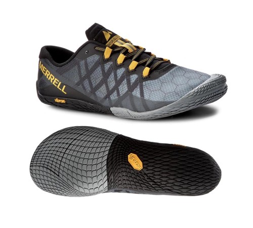 Кросівки чоловічі бігові Merrell Vapor Glove 3 39 (25,5 см) Dark Grey (J09681-39)