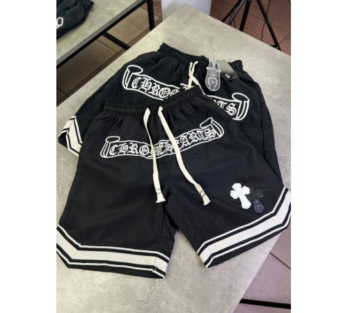 Нейлонові шорти Chrome Hearts чорні sh147