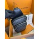 Сумка слінг сіра Louis Vuitton Avenue NM Damier Graphite c800