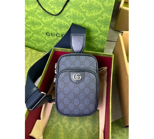 Сумка-слінг синя Gucci Ophidia GG Blue c806