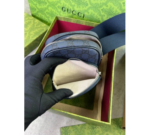 Сумка-слінг синя Gucci Ophidia GG Blue c806