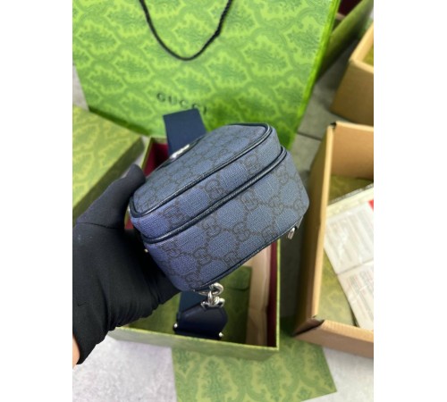 Сумка-слінг синя Gucci Ophidia GG Blue c806