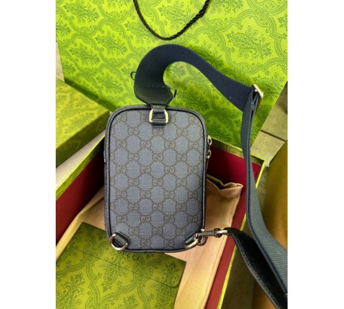 Сумка-слінг синя Gucci Ophidia GG Blue c806