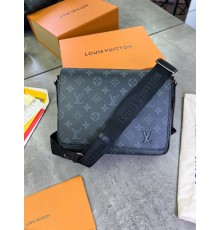 Месенджер сірий Louis Vuitton District PM Monogram c821