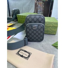 Сумка-слінг сіра Gucci Ophidia GG Supreme c833