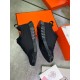 Кросівки чорні Hermes Bouncing Black ob399