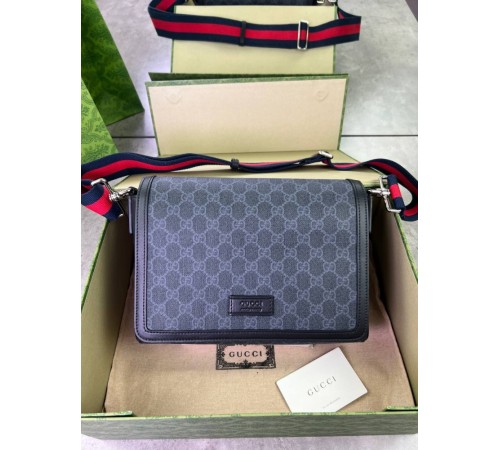 Месенджер сірий Gucci Crossbody GG c792