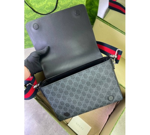 Месенджер сірий Gucci Crossbody GG c792