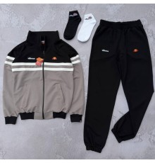 Костюм Ellesse сірий із чорним