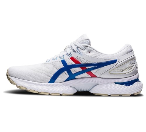 Кросівки чоловічі Asics GEL-Nimbus 22 39,5 (25 cм) White/Electric Blue (1011A780-100-39.5)