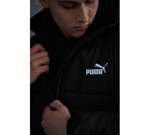 Куртка зимова чорного кольору Puma на пуху RD278