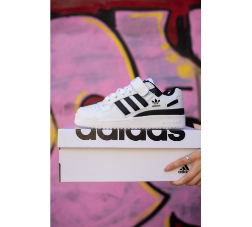 Жіночі кросівки Adidas Forum Low White/Black