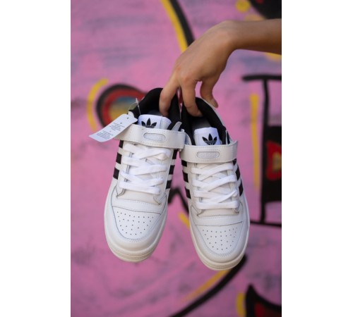 Жіночі кросівки Adidas Forum Low White/Black