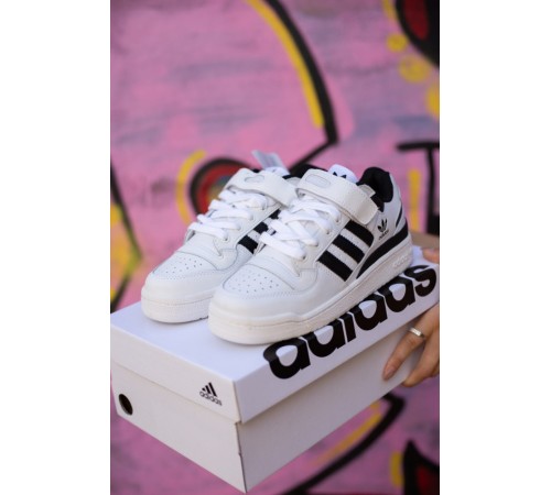 Жіночі кросівки Adidas Forum Low White/Black