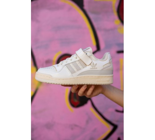 Жіночі кросівки Adidas Forum Low White Beige