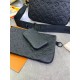 Месенджер чорний Louis Vuitton Black Trio Monogram c828