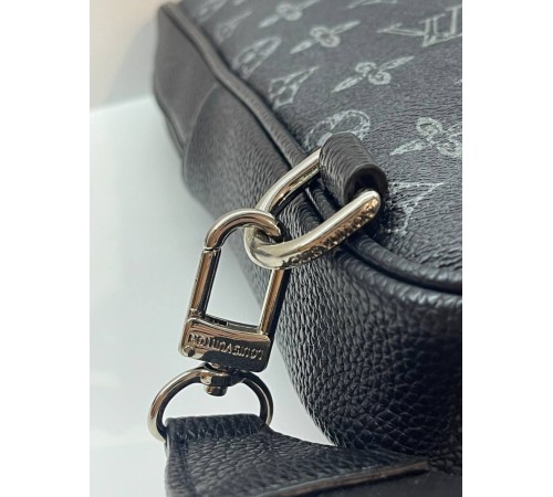 Чоловічий слінг Louis Vuitton Avenue NM Monogram Eclipse, чорний