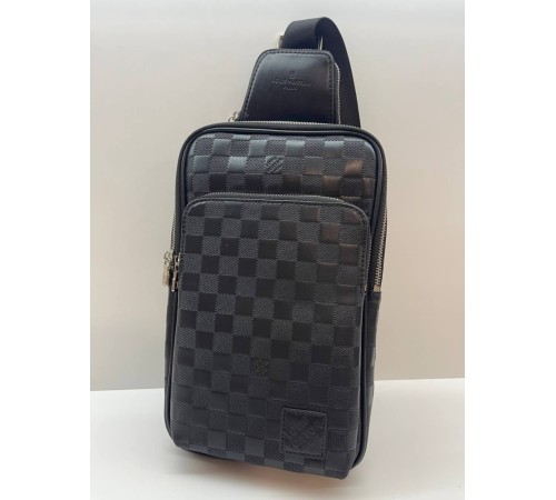 Чоловічий слінг Louis Vuitton Avenue NM Damier Infini, чорний