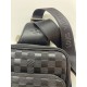 Чоловічий слінг Louis Vuitton Avenue NM Damier Infini, чорний