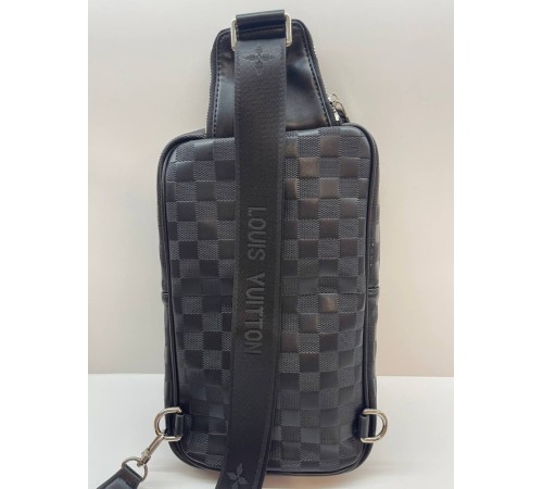 Чоловічий слінг Louis Vuitton Avenue NM Damier Infini, чорний