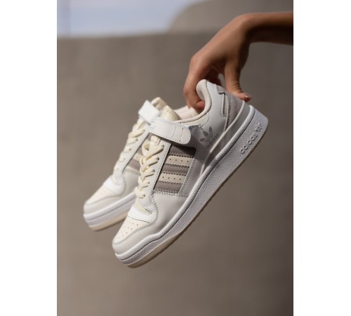 Жіночі кросівки Adidas Forum Low Beige gray