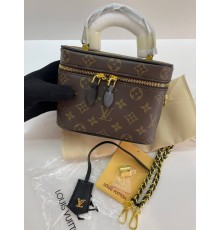 Жіноча сумка Louis Vuitton Vanity PM Monogram Revers Коричневый