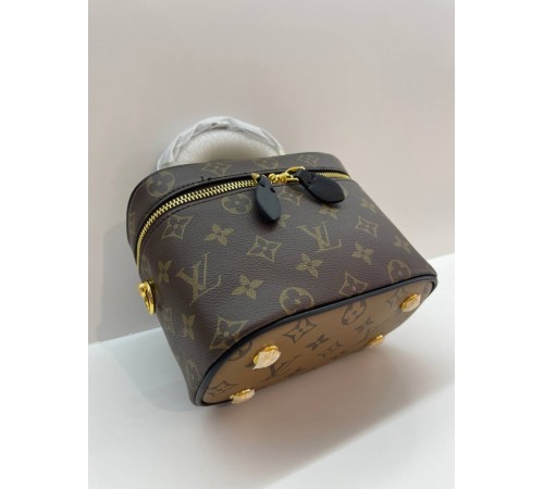 Жіноча сумка Louis Vuitton Vanity PM Monogram Revers Коричневый