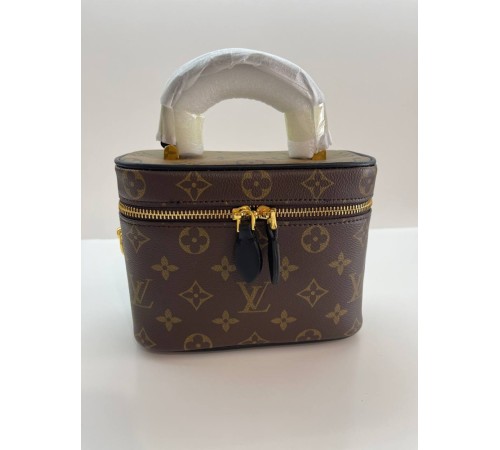 Жіноча сумка Louis Vuitton Vanity PM Monogram Revers Коричневый