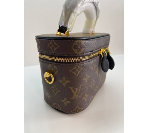 Жіноча сумка Louis Vuitton Vanity PM Monogram Revers Коричневый