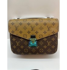 Жіноча сумка Louis Vuitton Metis Lona Monogram Reverse Canvas  Коричневий