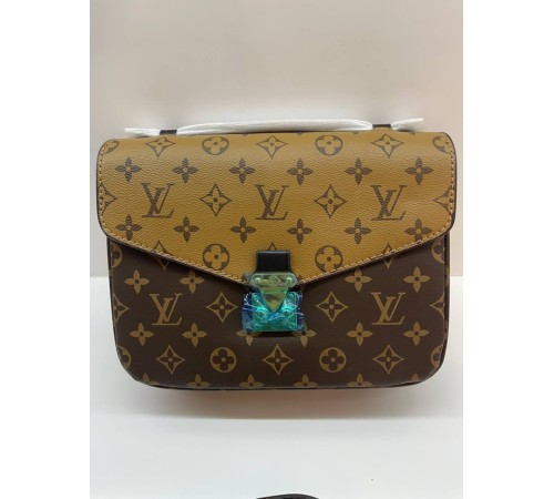 Жіноча сумка Louis Vuitton Metis Lona Monogram Reverse Canvas  Коричневий