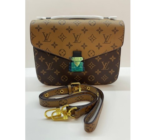 Жіноча сумка Louis Vuitton Metis Lona Monogram Reverse Canvas  Коричневий