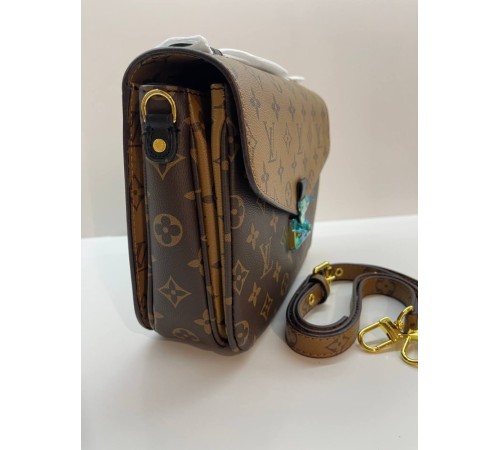 Жіноча сумка Louis Vuitton Metis Lona Monogram Reverse Canvas  Коричневий