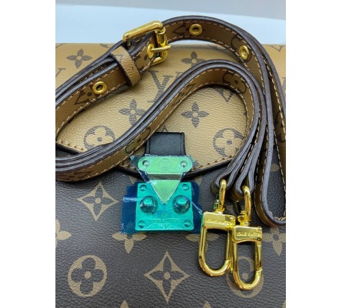 Жіноча сумка Louis Vuitton Metis Lona Monogram Reverse Canvas  Коричневий