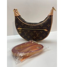 Жіноча сумка Louis Vuitton Loop6 Monogram  Коричневий