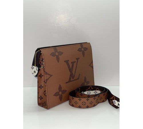 Жіноча сумка-клатч Louis Vuitton OnTheGo Monogram Коричневий