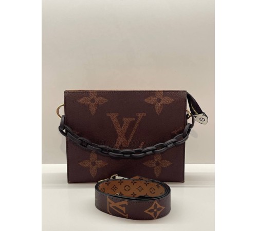 Жіноча сумка-клатч Louis Vuitton OnTheGo Monogram Коричневий