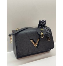 Жіноча сумка Louis Vuitton Twist, чорна