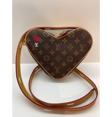 Жіноча сумка Louis Vuitton Game on Coeur Heart Monogram, коричнева