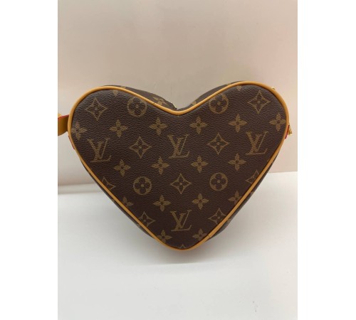 Жіноча сумка Louis Vuitton Game on Coeur Heart Monogram, коричнева